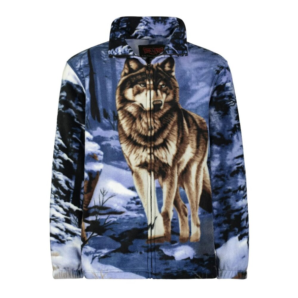 Wildkind Snow Grey Wolf Jacket Wolves Howling Moon Lone Blue Sweater S-4X